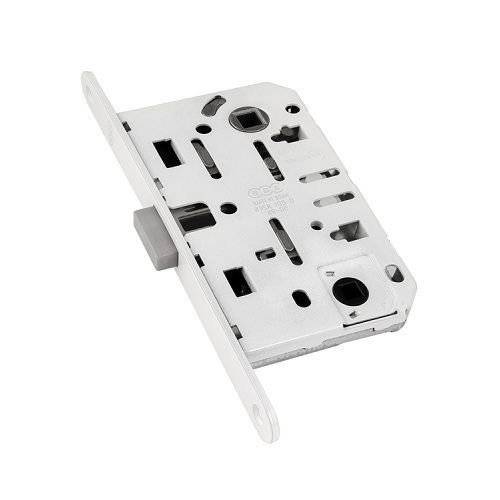 Замок AGB Mediana Polaris B06102.50.FM.567 белый, с ответной планкой B02402.05.91