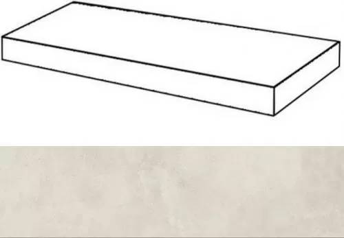 Ступень Italon Миллениум 620070001286 Pure угловая правая 33x80