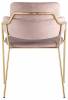 Стул Stool Group Полин FDC6085 MISTY ROSE FUT-64 велюр розовый фото 4