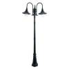 Садово-парковый светильник Arte Lamp Malaga A1086PA-3BG