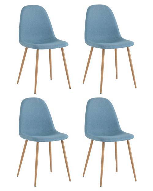 Набор из 4 стульев Stool Group Валенсия SN OS-001 1009-8 X4 голубой