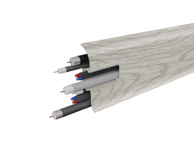 Плинтус CronaPlast Birch 58 2107 Любляна 2200x58x18