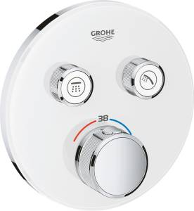 Термостатический смеситель Grohe Grohtherm SmartControl 29151LS0 для ванны, Луна white
