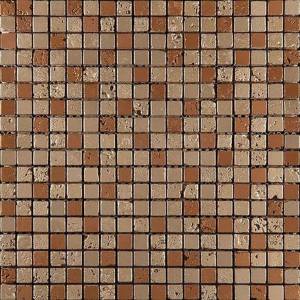 Мозаика Skalini Goldy GLY-1 Золотисто Коричневая 30.5x30.5