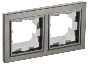 Рамка 2-постовая IEK Brite BR-M22-44-K37 шампань