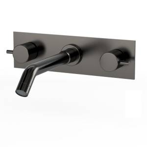 Смеситель для раковины Paini Cox 78PZ207P встраиваемый, черный матовый PVD