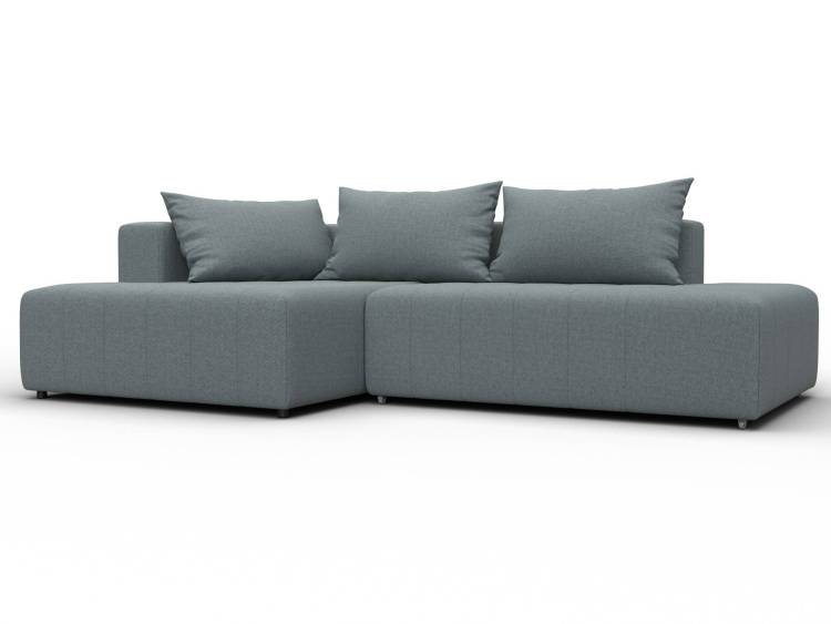 Диван угловой Лига Диванов Лига-103 134811L Серый