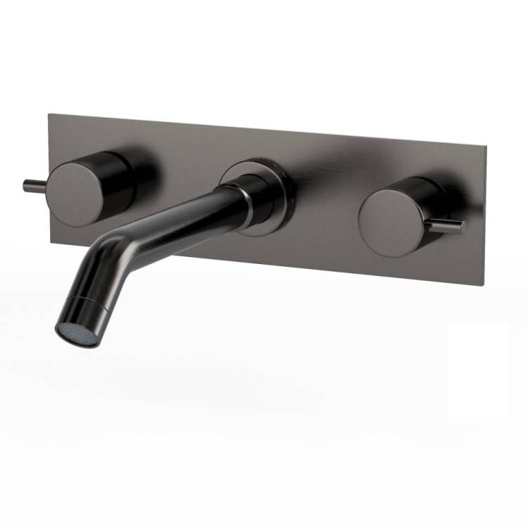 Смеситель для раковины Paini Cox 78PZ207P встраиваемый, черный матовый PVD