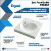 Раковина Teymi Satu Pro T50414 над стиральной машиной, белая, 60x60 см фото 3