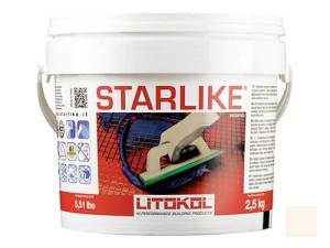 LITOKOL STARLIKE двухкомпонентная затирка на эпоксидной основе, гр.2, С.540 зел.шалфей (2,5кг)