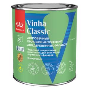 Антисептик защитный для древесины Tikkivala Vinha Classic полуматовая база VC 0.9 л