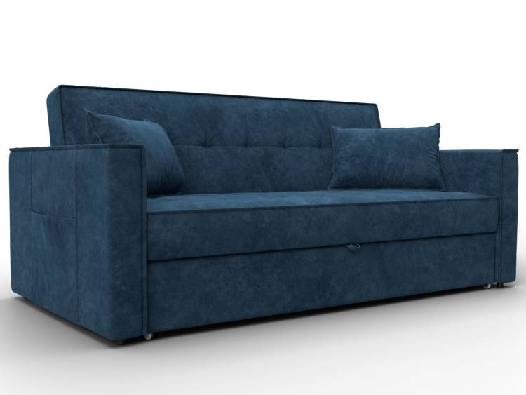 Диван прямой Лига Диванов Лига-104 (160) 134882 Синий