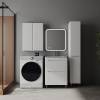 Шкаф-пенал Style Line Бергамо СС-00002509 с корзиной, Люкс Плюс антискрейтч, белый глянец, 30x180 фото 2