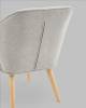 Кресло Stool Group Вэйл QH-8904K DAG-18(80) light grey светло-серый фото 7