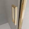 Душевая дверь в нишу Belbagno LUCE-BF-1-120-C-ORO профиль золото, стекло прозрачное, 120x195 фото 2