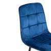 Стул Tetchair Chilly (mod. JSC-220) 21494 велюр/металл, blue (синий) HLR64/черный фото 9
