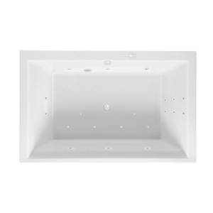 Акриловая ванна Excellent Crown Lux 190x120 WAEX.CRO19.ULTRA.WH с гидро и аэромассажем, 