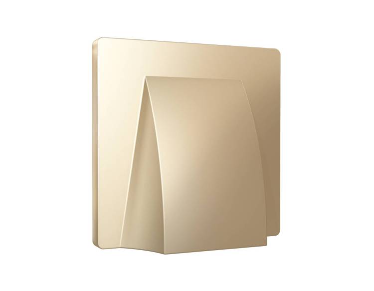 Лицевая панель для вывода кабеля Ambrella Volt Alfa AP6158 шампань