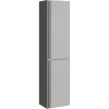 Шкаф-пенал Aqwella Pure PUR0535ST серый туман, 35x140