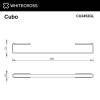 Полотенцедержатель WHITECROSS Cubo CU2452GL золото фото 2