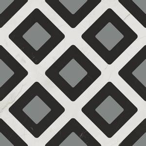 Керамогранит Fioranese Marmorea Intensa CM5203R Deco Vague Grey naturale 20x20