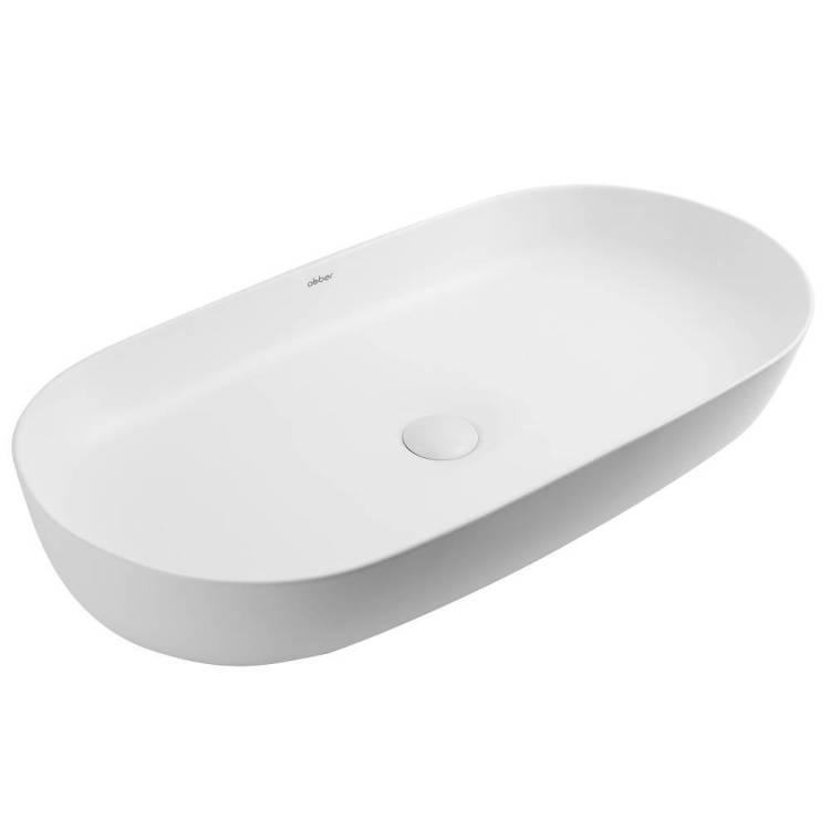 Раковина Abber Bequem AC2110MW 80 см, белая матовая