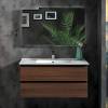 Тумба с раковиной Armadi Art Capolda 100 dark wood фото 2