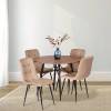 Стул Tetchair Chilly (mod. JSC-220) 21496 велюр/металл, beige (бежевый) HLR8/черный фото 11