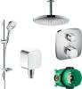 Душевой комплект Hansgrohe Raindance Select E 300 27337000+26620000+26457000+15708000+1800180