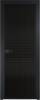 Межкомнатная дверь Profil Doors 3 AX цвет профиля Черный, стекло безопасное 6 мм мору черный 800x2000