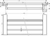 Полка Hansgrohe AddStoris 41751670 матовый черный фото 2