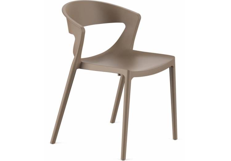Пластиковый стул Woodville Градно 678663 капучино
