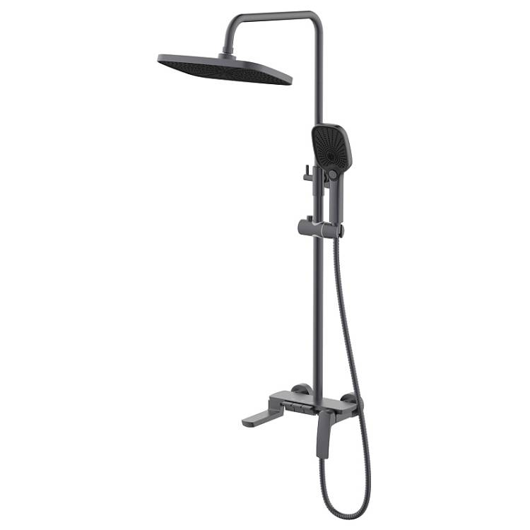 Душевая стойка Azario Conda AZ-K2311GR серый графит