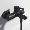 Смеситель для ванны с душем Ideal Standard Ceraline BC199XG черный фото 2