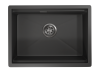 Мойка кухонная Granula Kitchen Space KS-6045U черный матовый фото 3