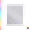 Зеркало Cezares Multicolore CZR-SPC-MC-700-800-RGB-TCH со встроенной RGB подсветкой и сенсорным выключателем, 12V, 70x80