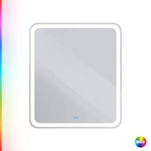 Зеркало Cezares Multicolore CZR-SPC-MC-700-800-RGB-TCH со встроенной RGB подсветкой и сенсорным выключателем, 12V, 70x80