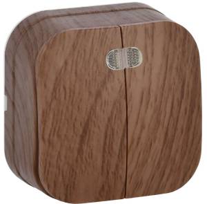 Выключатель 2-клавишный IEK Glory EVH21-K24-10 дуб