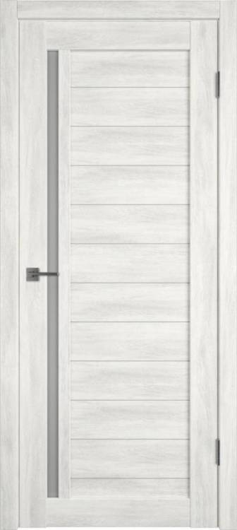 Межкомнатная дверь Владимирская Фабрика Дверей Atum 9 Nord Vellum стекло White Cloud 700x2000
