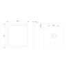 Зеркало Am.Pm Gem M91AMOX0601WG с LED-подсветкой, 70x60 фото 13