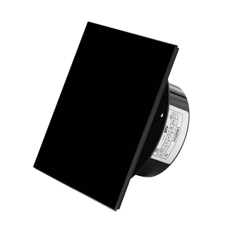 Вытяжной вентилятор SlimVent МV 100 96037 стекло, черный глянцевый