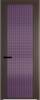 Межкомнатная дверь Profil Doors 2 AGP цвет профиля Деорэ, стекло безопасное 6 мм мору фиолетовое 600x2000