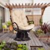 Кресло Tetchair Flores 5005 2632 античный коричневый, без подушки фото 15