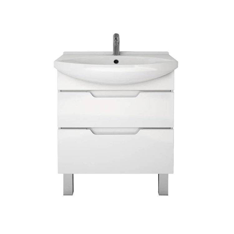 Тумба с раковиной Dreja Laguna Plus 85 белая