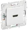 Розетка HDMI IEK Skandy SK-H10-K01 арктический белый