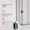 Душевой уголок Am.Pm Gem W90G-403-100100-BT профиль черный матовый, стекло прозрачное, 100x100 фото 6