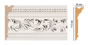 Плинтус потолочный DECOMASTER D225-60 240x2.8x11