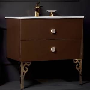 Тумба под раковину Armadi Art Neoart 830-080-DB 80x43.5 dark brown