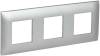 Рамка 3-постовая IEK Skandy SK-M32-K23 серебряный