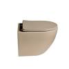 Унитаз подвесной Vincea Globo VT1-14STMC безободковый, сиденье микролифт, капучино матовый фото 4